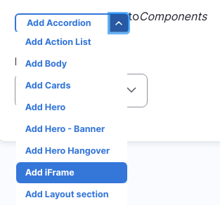 iframe-component-add screen shot