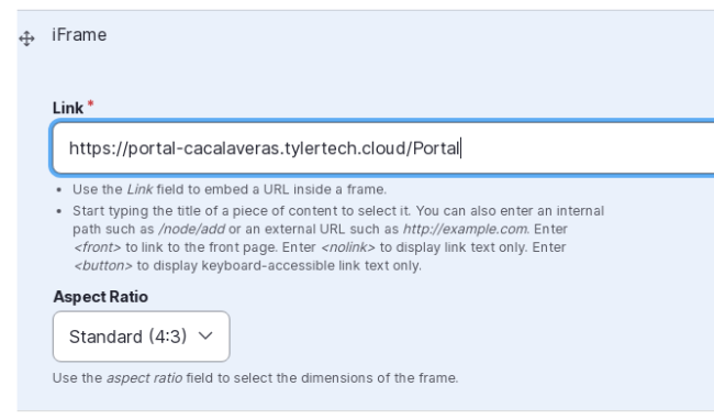 iframe-component screen shot