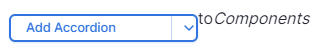 Add accordion button